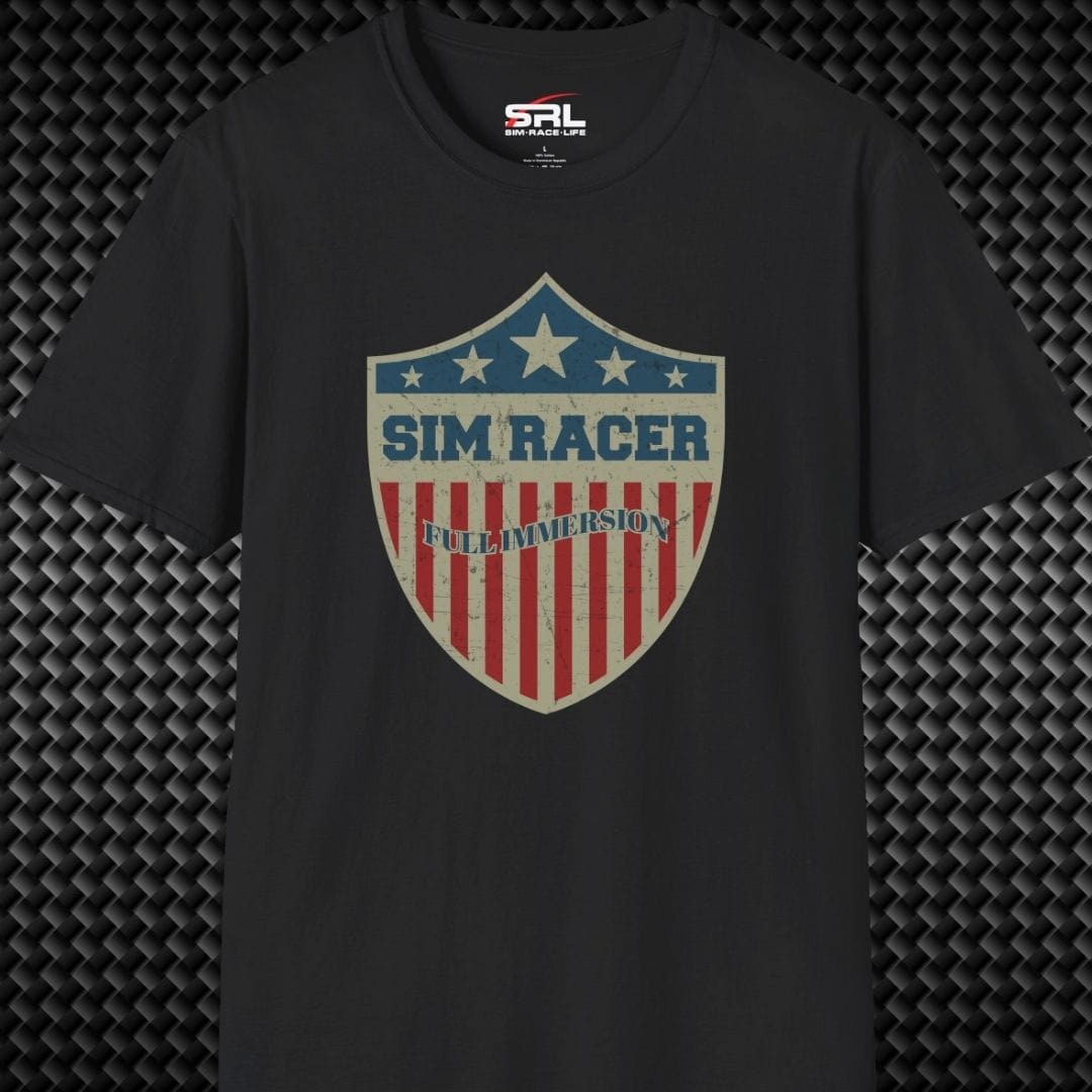 Sim Racer Shield T-Shirt