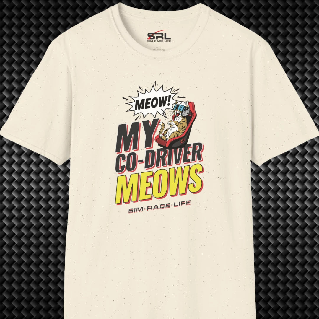 My Co-Driver Meows T-Shirt