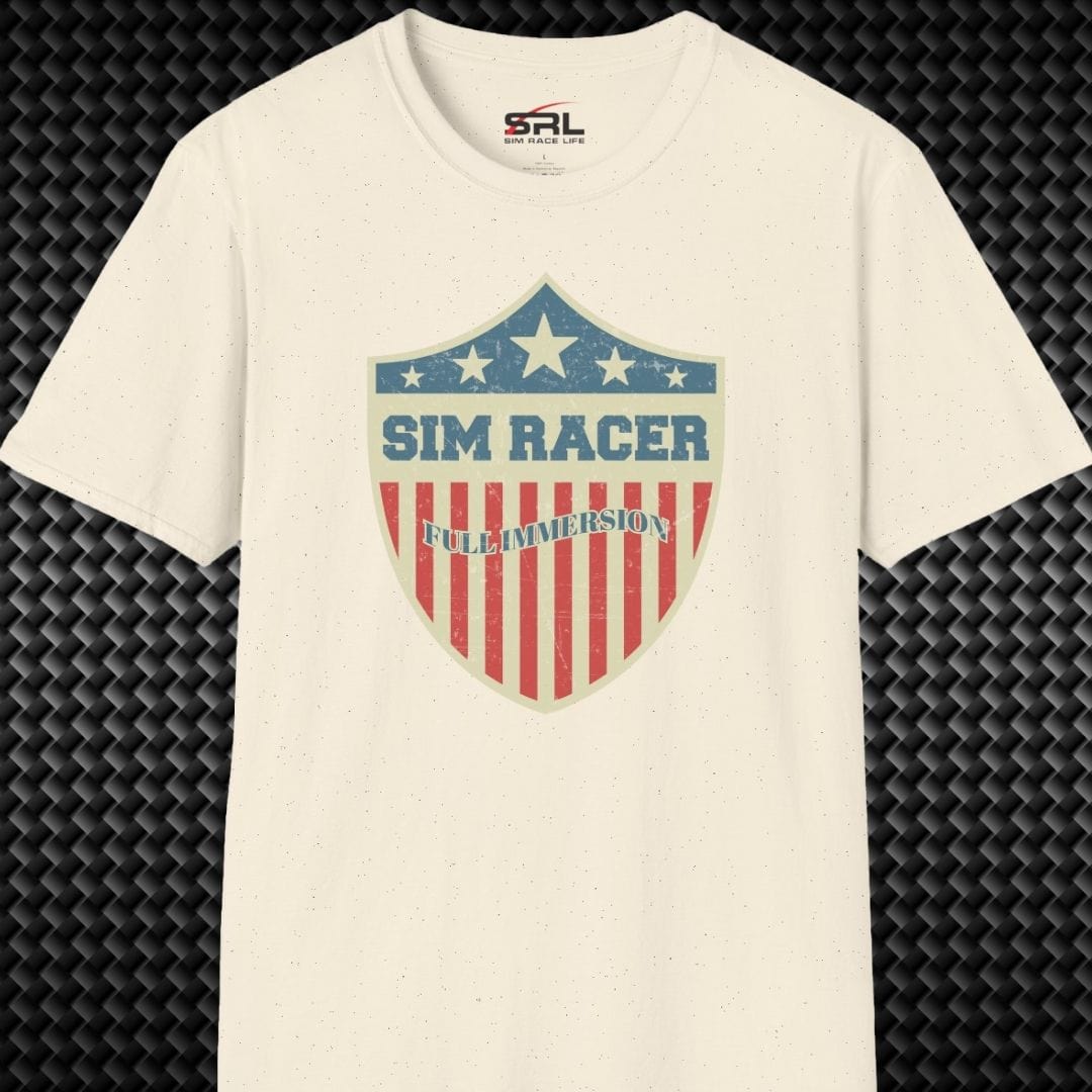 Sim Racer Shield T-Shirt