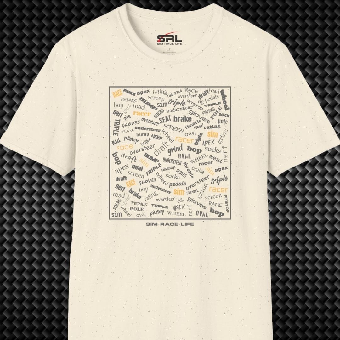Sim Racing Words T-Shirt