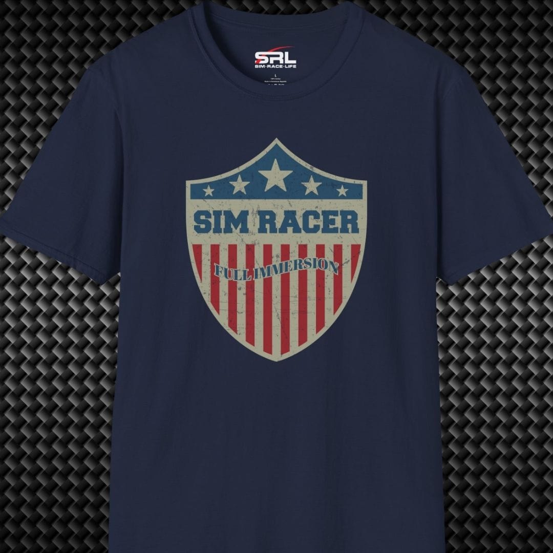 Sim Racer Shield T-Shirt