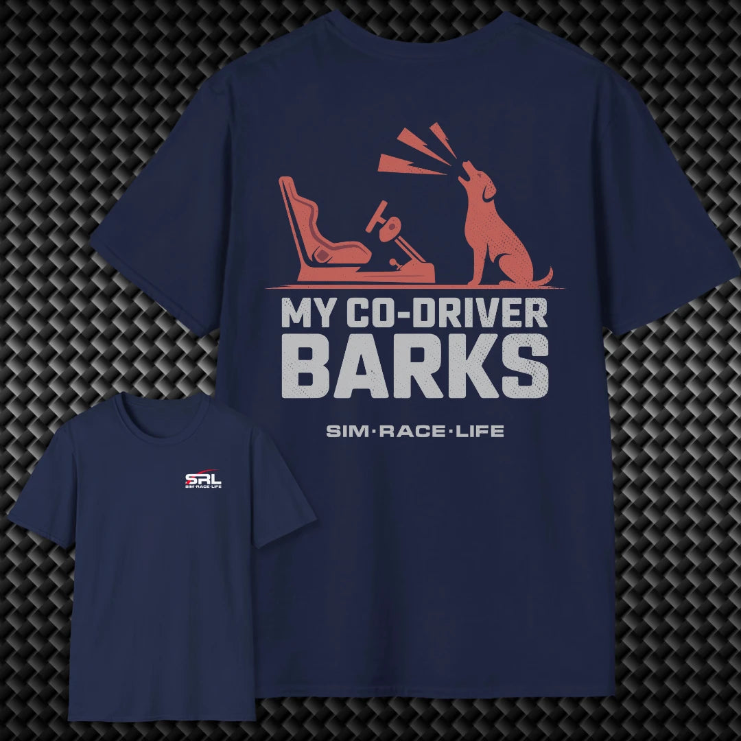 My Co-Driver Barks T-Shirt