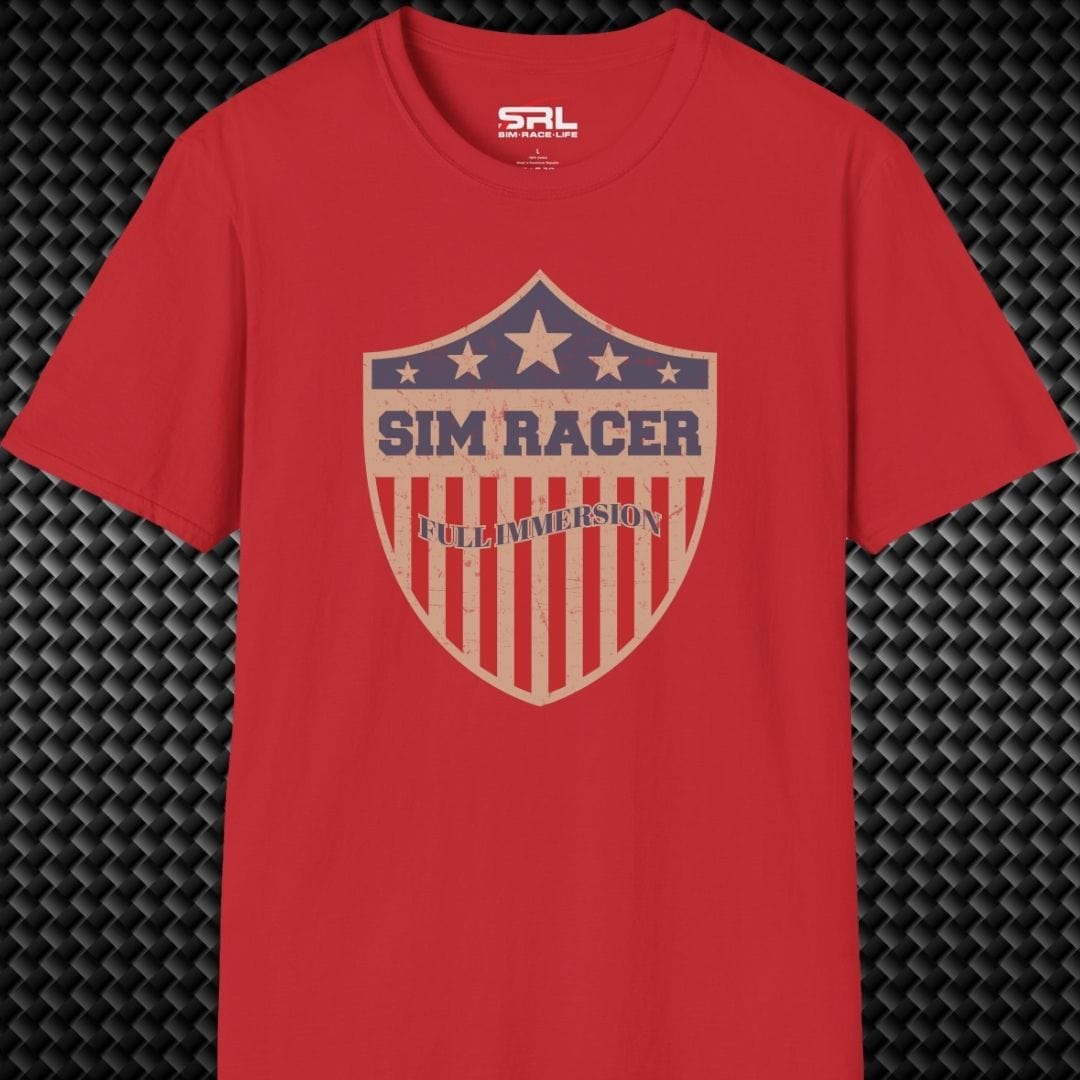 Sim Racer Shield T-Shirt