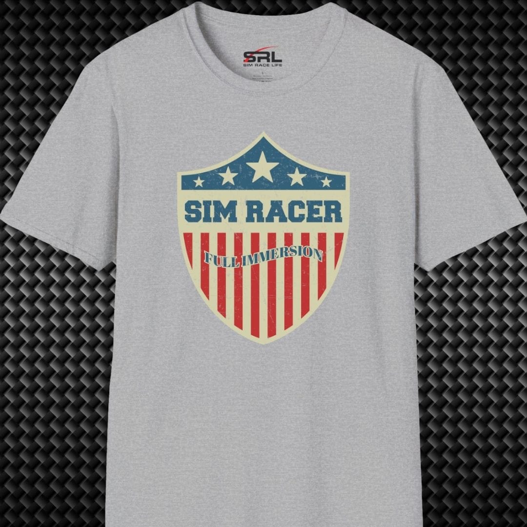 Sim Racer Shield T-Shirt