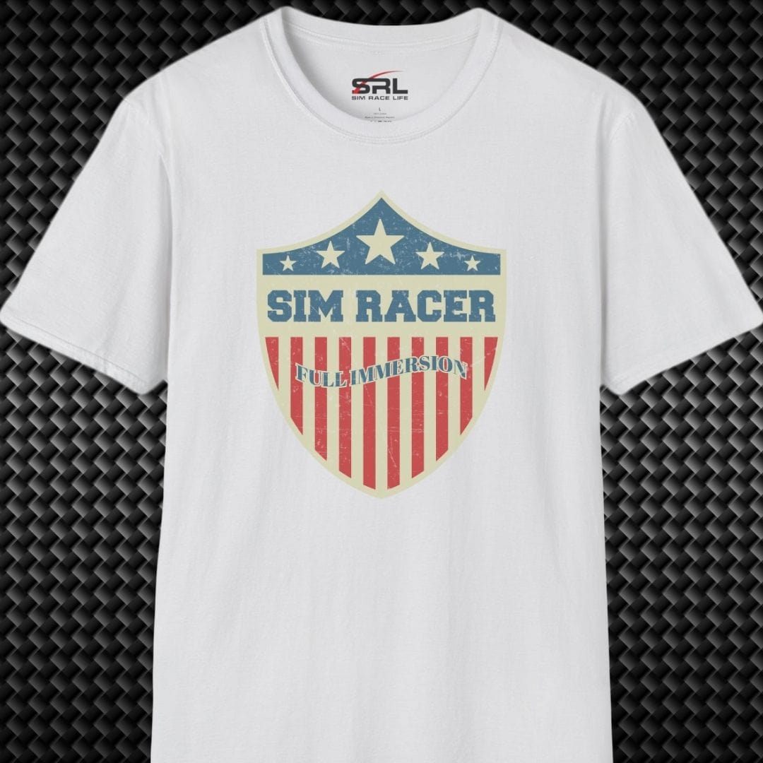 Sim Racer Shield T-Shirt
