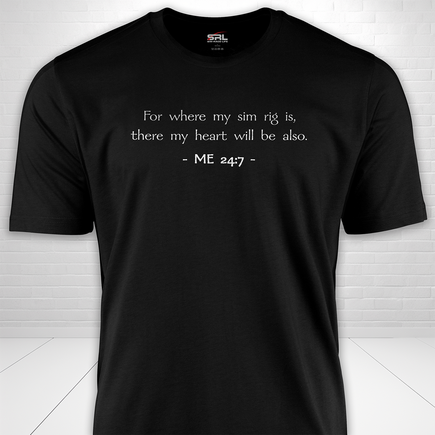 For Where My Sim Rig Is There My Heart Will Be Sim Racing T-Shirt