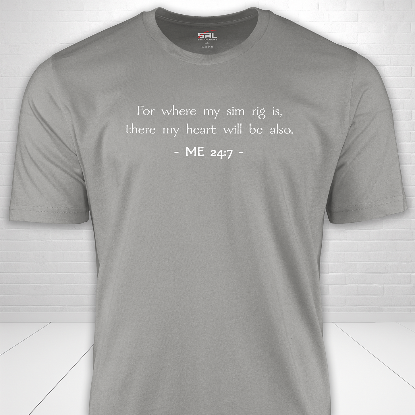 For Where My Sim Rig Is There My Heart Will Be Sim Racing T-Shirt