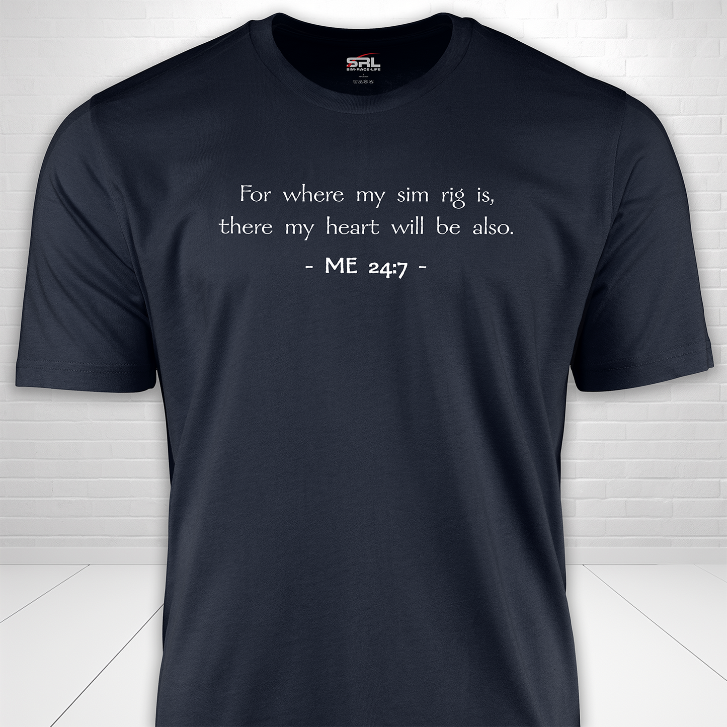 For Where My Sim Rig Is There My Heart Will Be Sim Racing T-Shirt