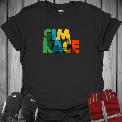 Sim Race Rig Silhouette - T-Shirt