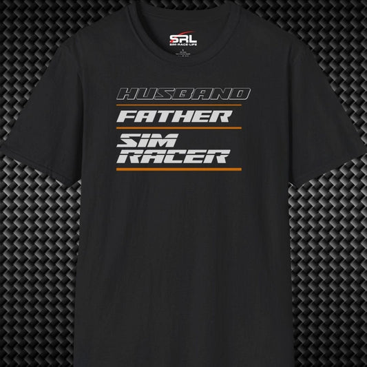 Husband Father Sim Racer T-Shirt