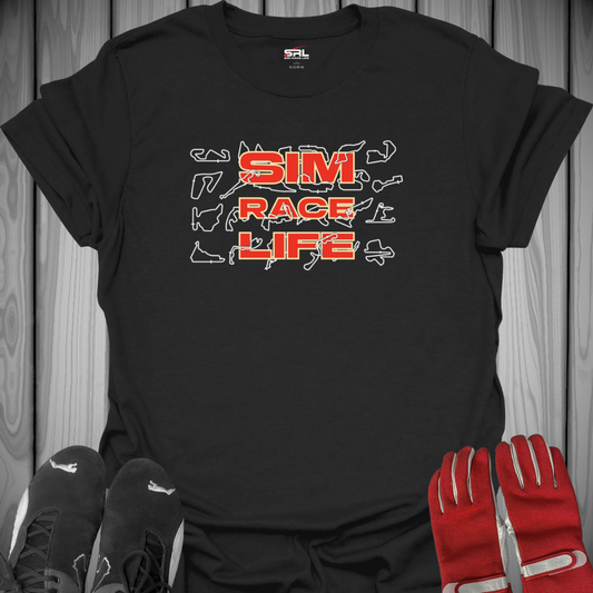 Sim Race Life Tracks T-Shirt