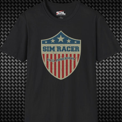 Sim Racer Shield T-Shirt