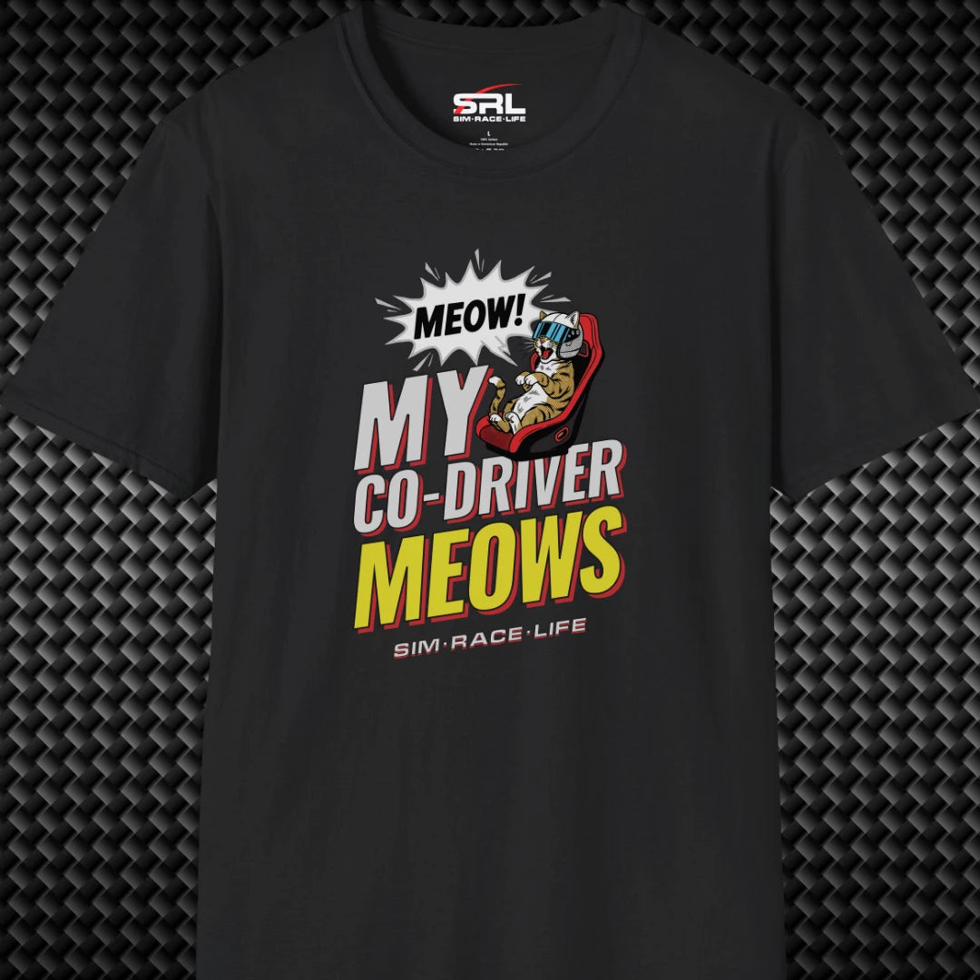 My Co-Driver Meows T-Shirt