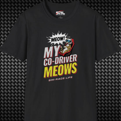 My Co-Driver Meows T-Shirt