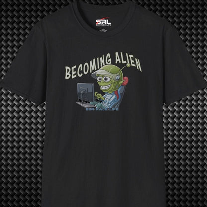 Becoming Alien Cartoon T-Shirt