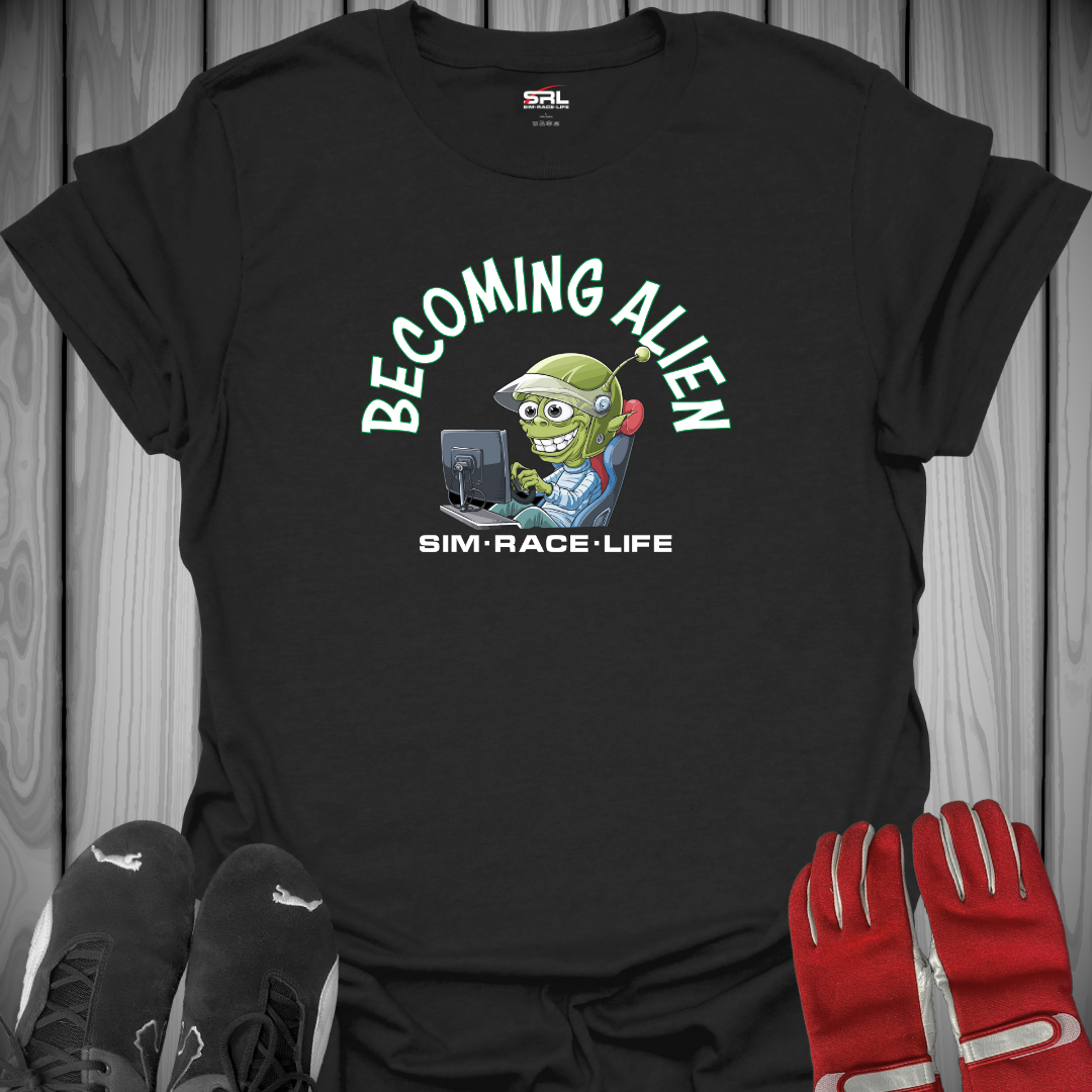 Becoming Alien Cartoon T-Shirt