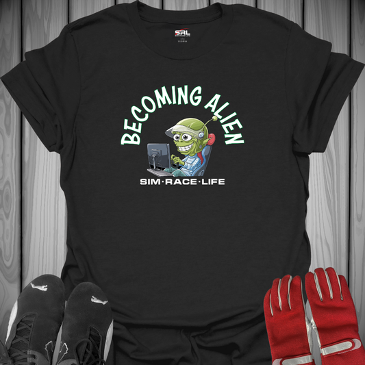 Becoming Alien Cartoon T-Shirt