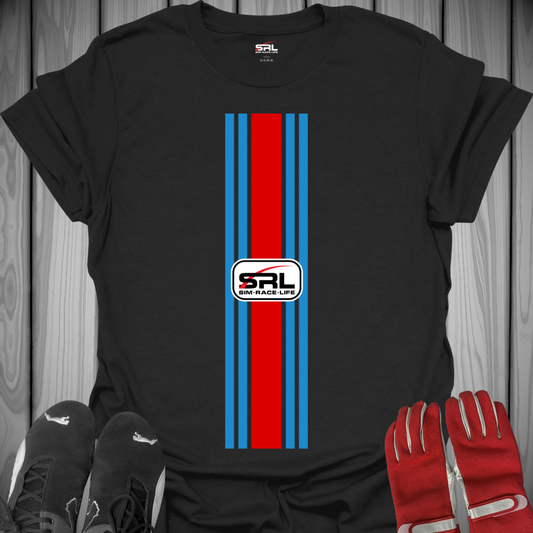 Sim. Race. Life. Martini Racing Stripe - T-Shirt