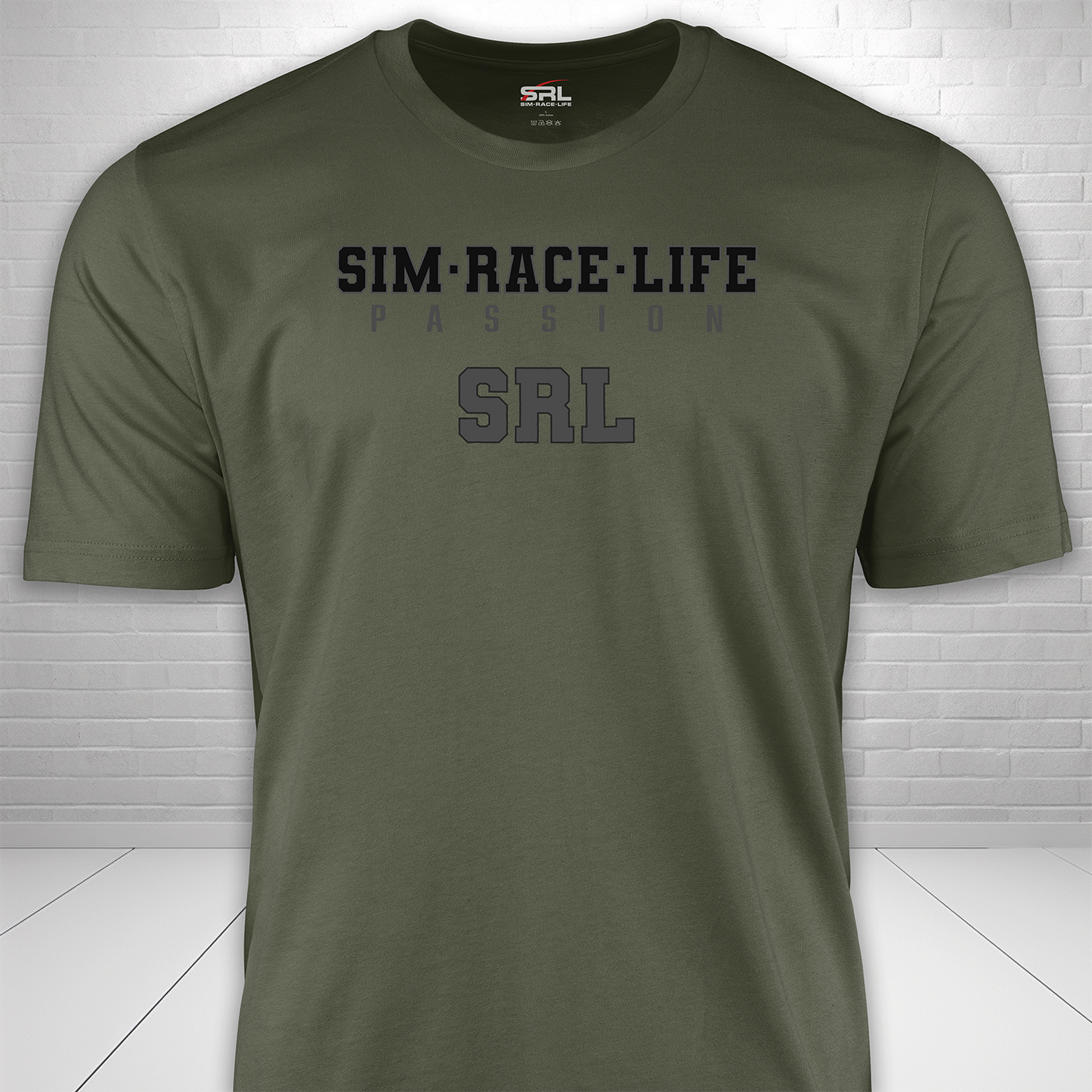 Sim Race Life Passion Black Stealth T-Shirt