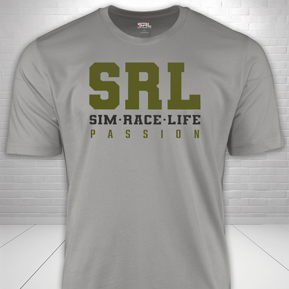 Sim Race Life Initials Olive T-Shirt