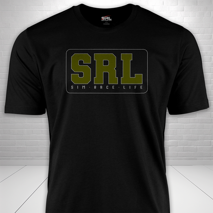 Sim Race Life Label Olive T-Shirt