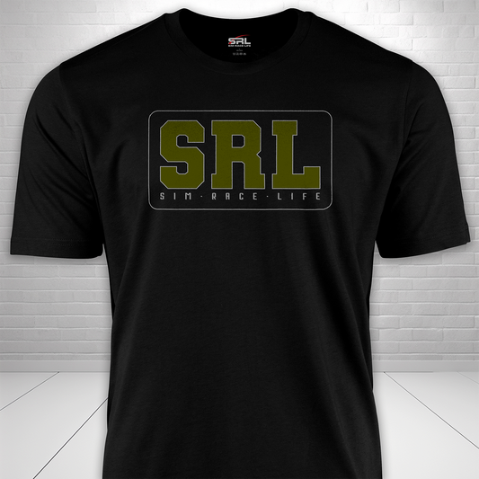 Sim Race Life Label Olive T-Shirt