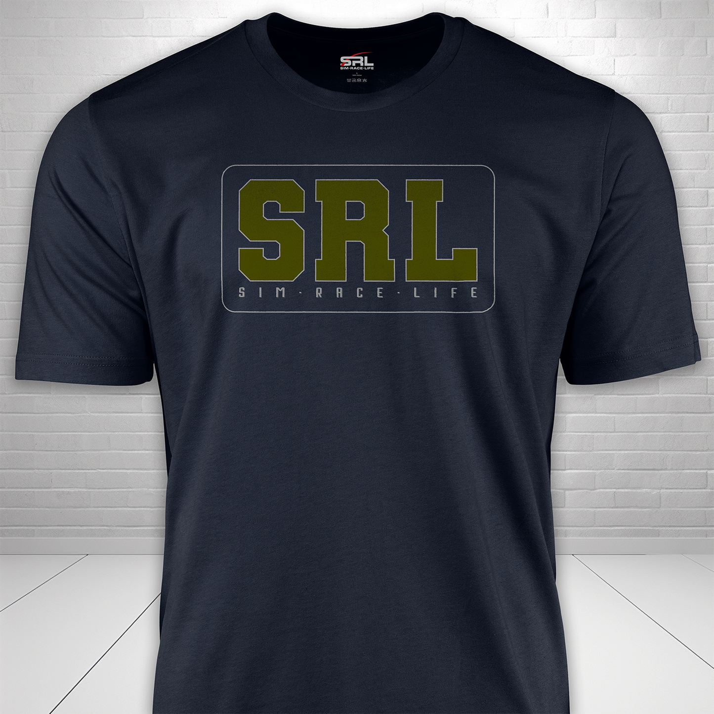 Sim Race Life Label Olive T-Shirt