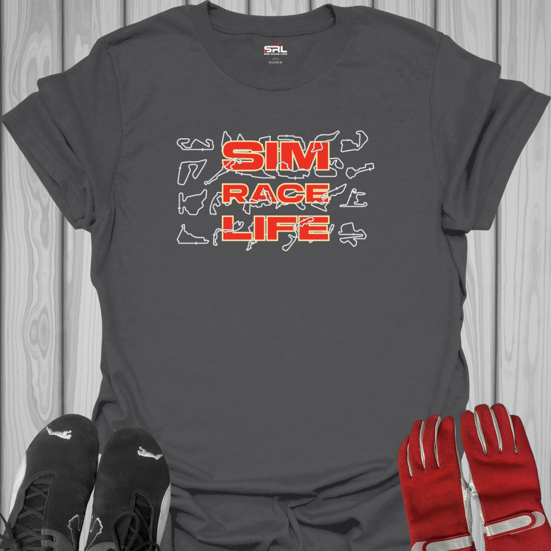 Sim Race Life Tracks T-Shirt