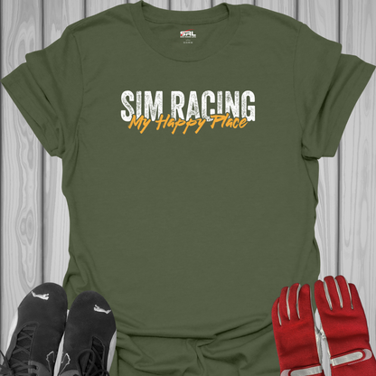 Sim Racing My Happy Place - T-Shirt