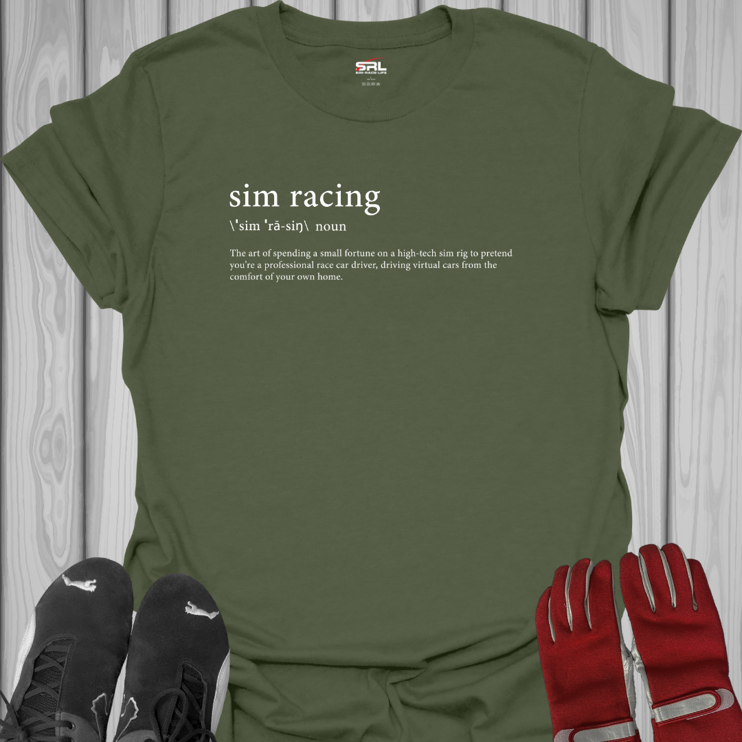 Sim Racing Definition - T-Shirt