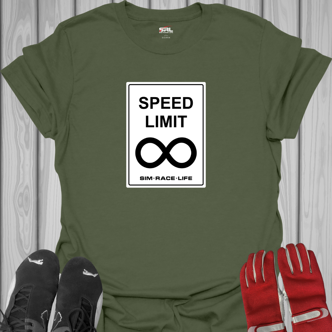 Speed Limit Infinity Sim Racing T-Shirt