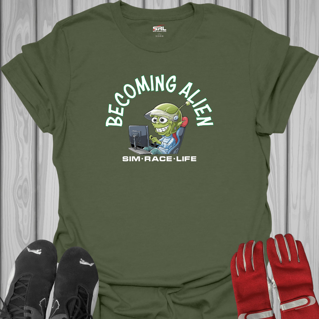 Becoming Alien Cartoon T-Shirt