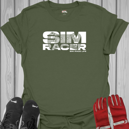 Sim Racer - Steering Wheel - T-Shirt