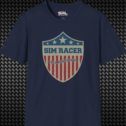Sim Racer Shield T-Shirt