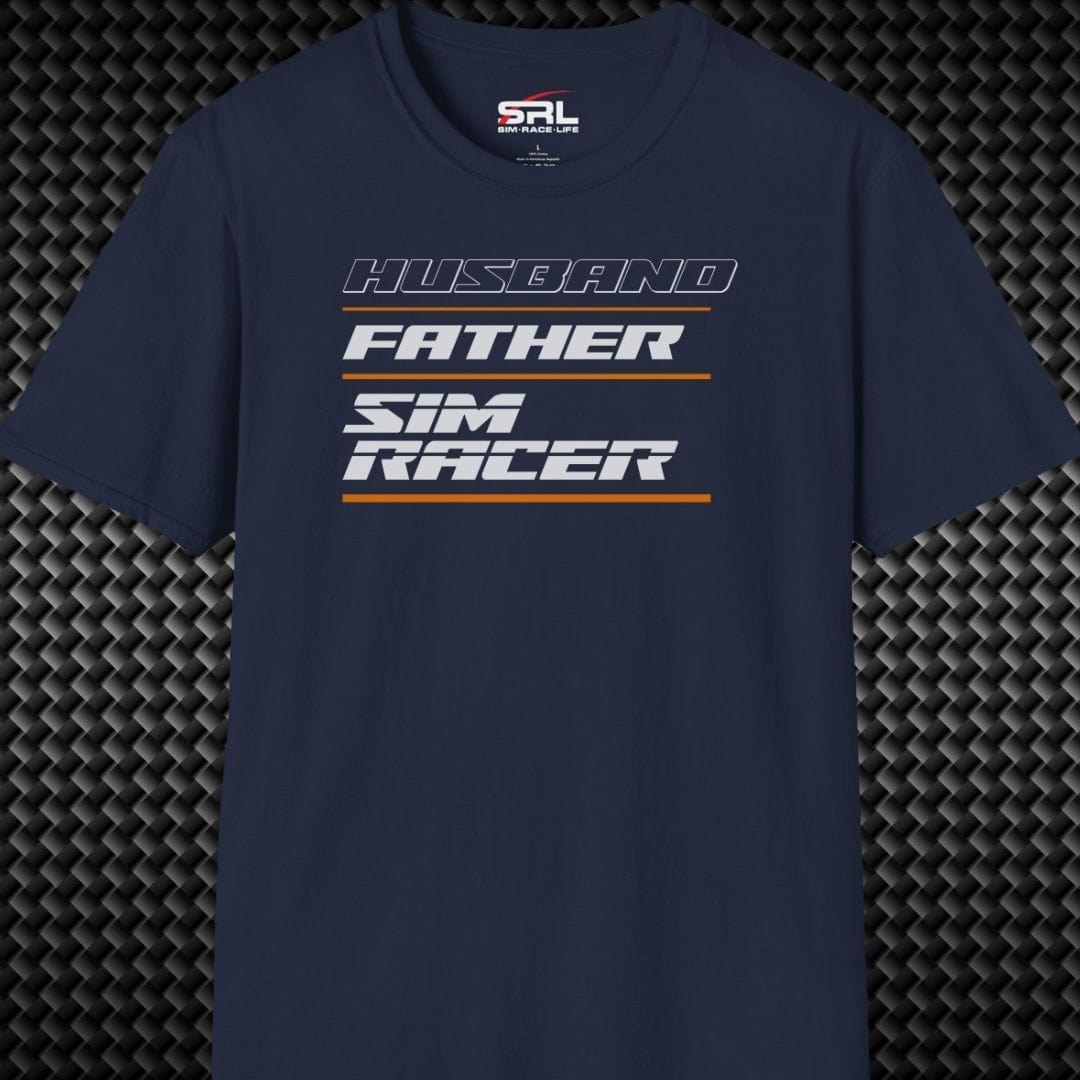 Husband Father Sim Racer T-Shirt