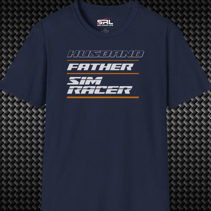 Husband Father Sim Racer T-Shirt