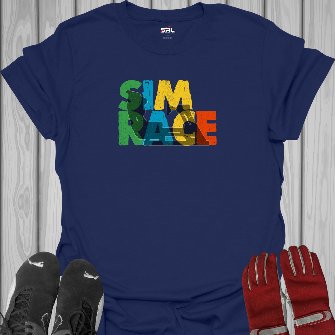 Sim Race Rig Silhouette - T-Shirt