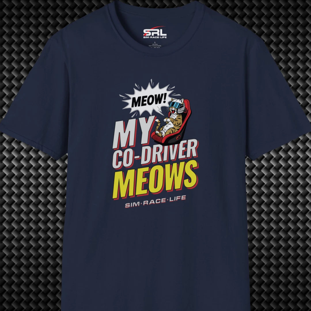 My Co-Driver Meows T-Shirt