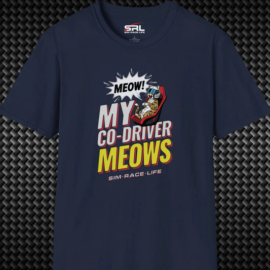 My Co-Driver Meows T-Shirt