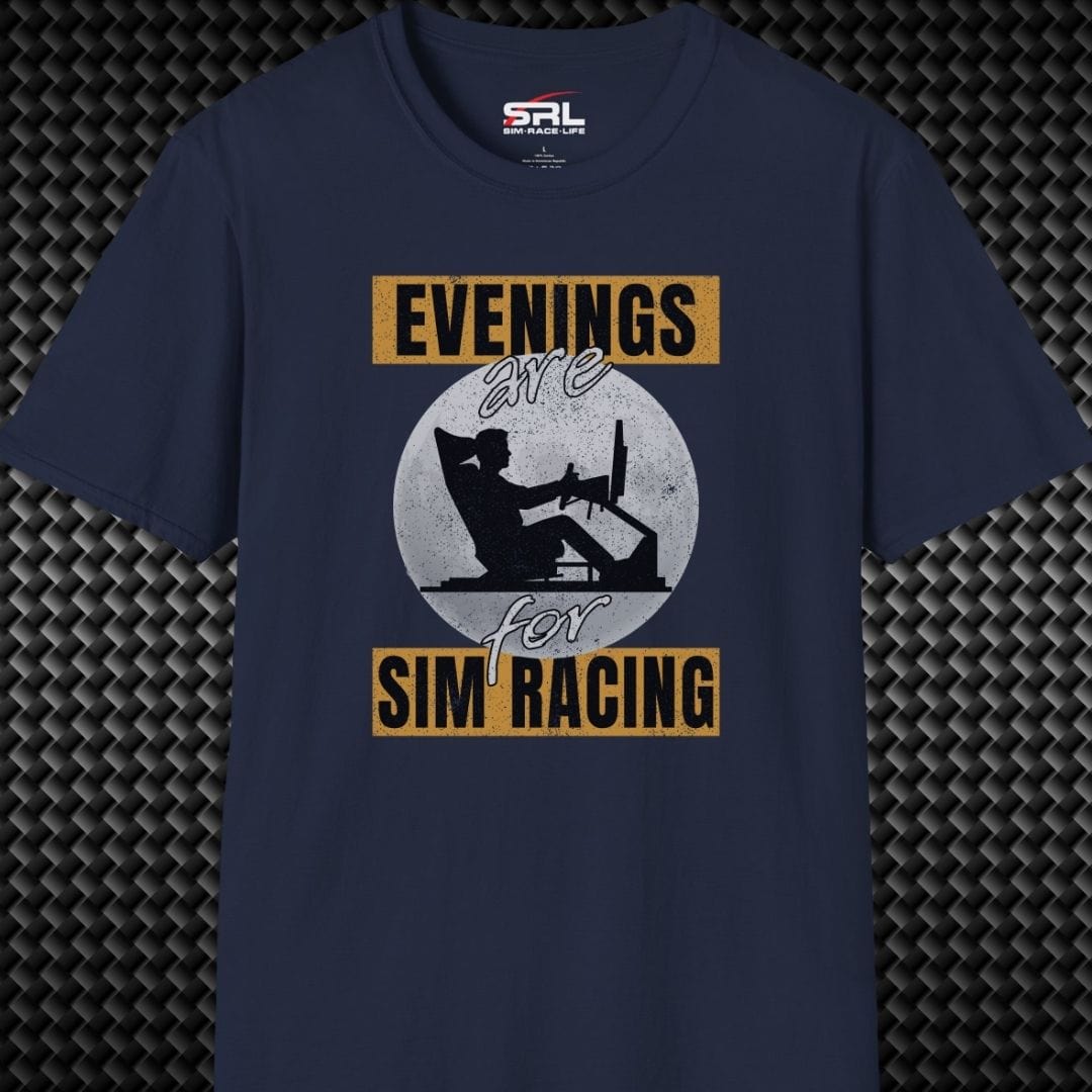 Evenings Are For Sim Racing T-Shirt