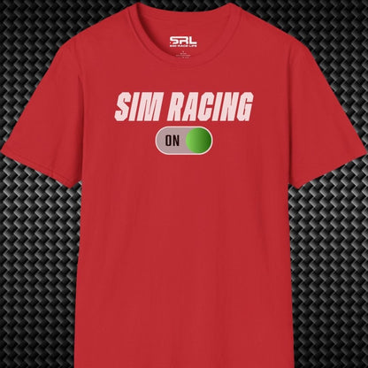 Sim Racing On T-Shirt