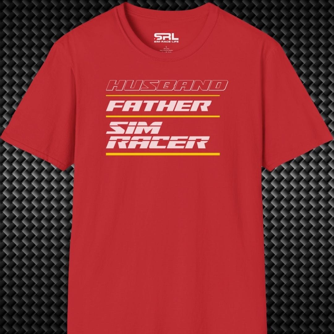 Husband Father Sim Racer T-Shirt