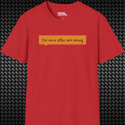 Nicer After Sim Racing T-Shirt