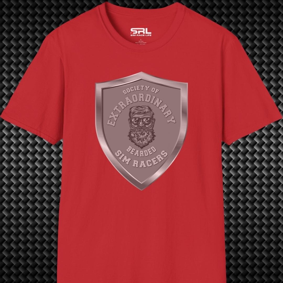 Extraordinary Bearded Sim Racers T-Shirt