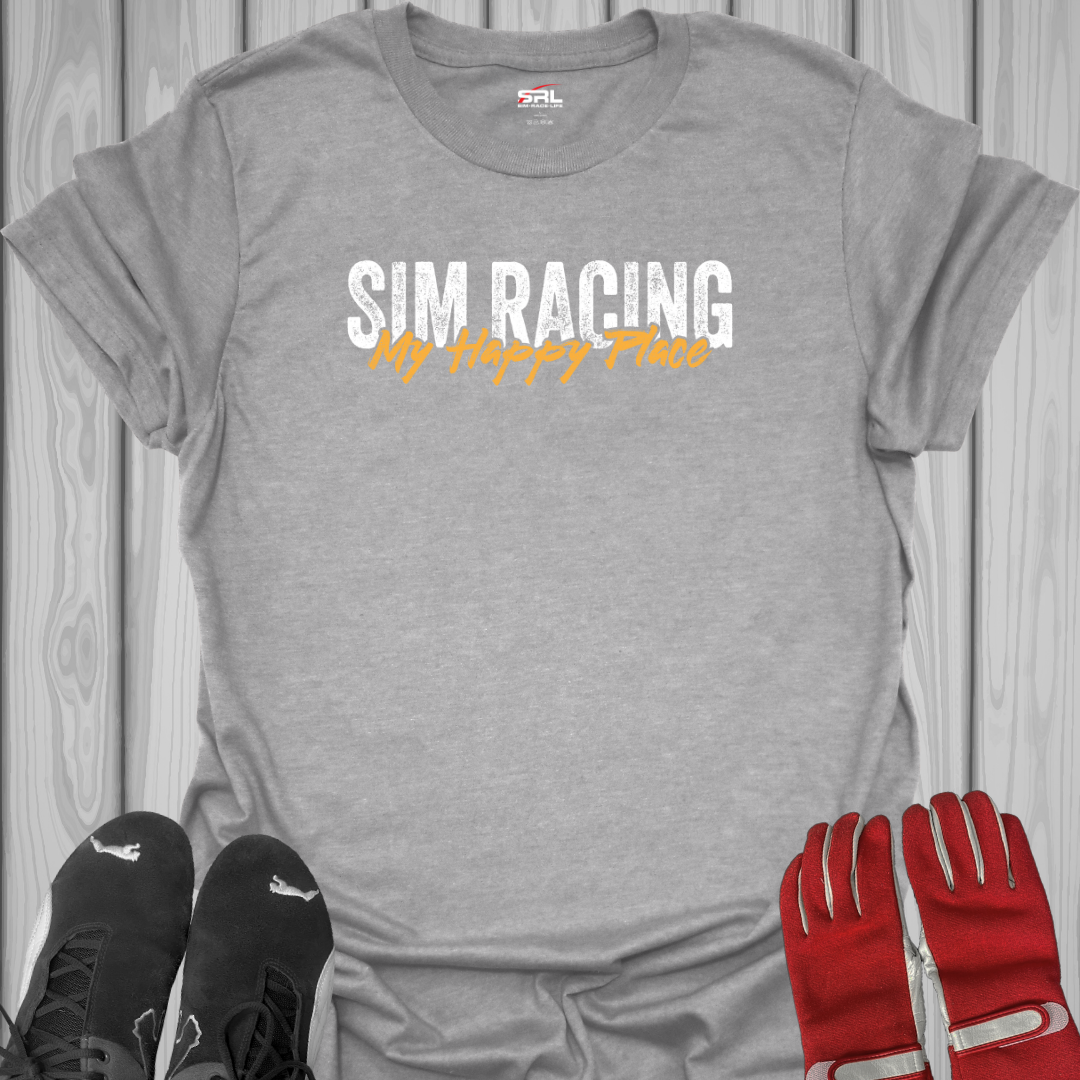 Sim Racing My Happy Place - T-Shirt