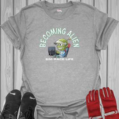 Becoming Alien Cartoon T-Shirt