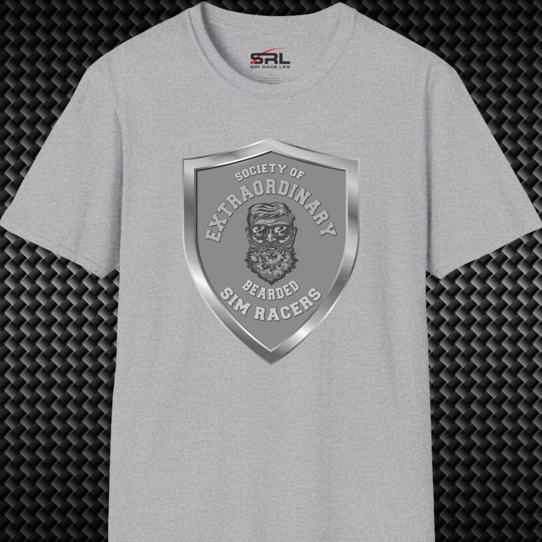 Extraordinary Bearded Sim Racers T-Shirt