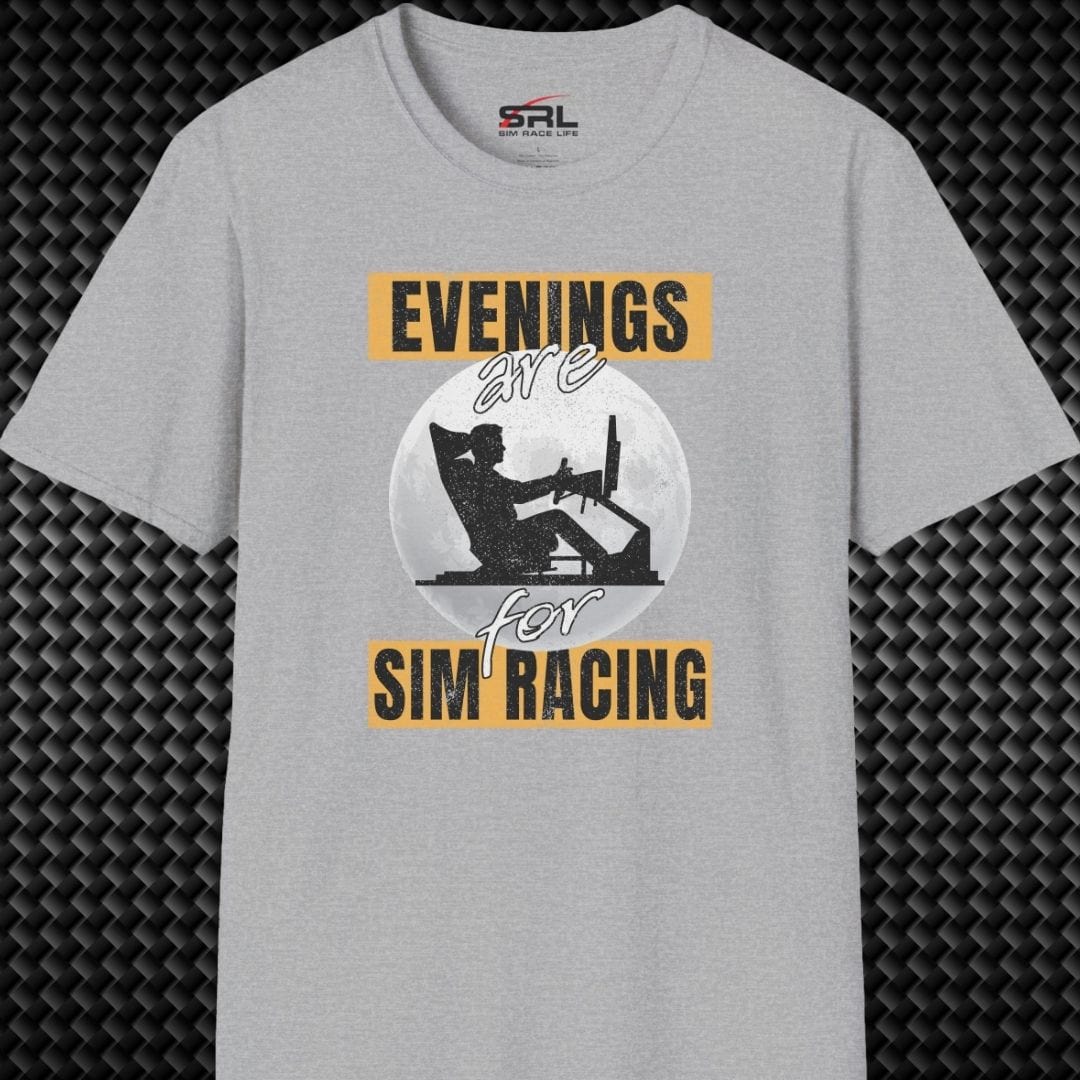 Evenings Are For Sim Racing T-Shirt