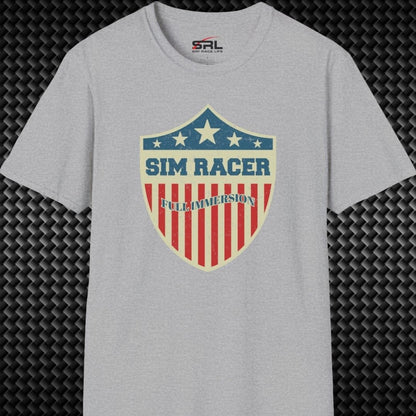 Sim Racer Shield T-Shirt