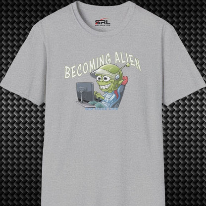 Becoming Alien Cartoon T-Shirt